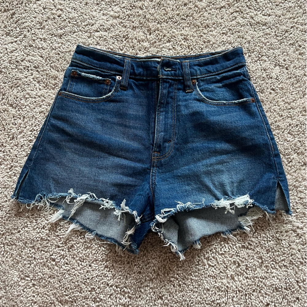 Abercrombie & Fitch Blue Denim Cutoff Shorts